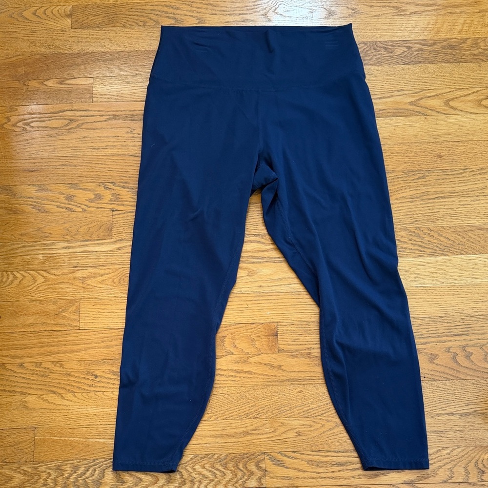 XXL Navy Blue High-Waisted Full Leg Leggings Member’s Mark NEW